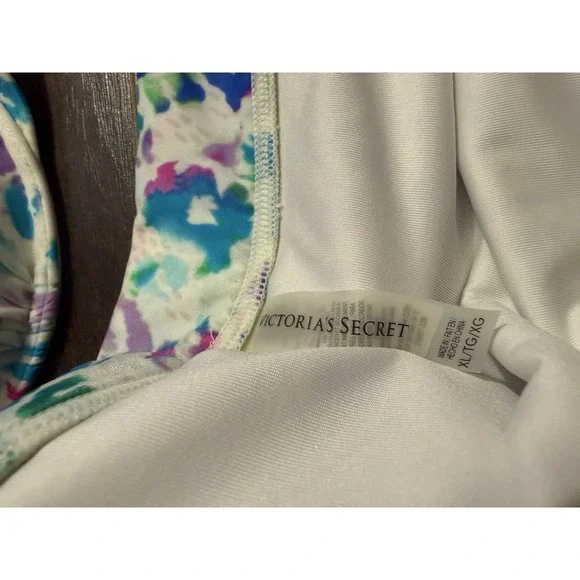 Victoria's Secret Bikini Set 36C XL Colorful Leopard Print Push Up Swimwear EUC - Picture 3 of 9